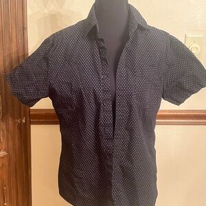 Beverly Hills Polo Club Black and White Casual Shirt